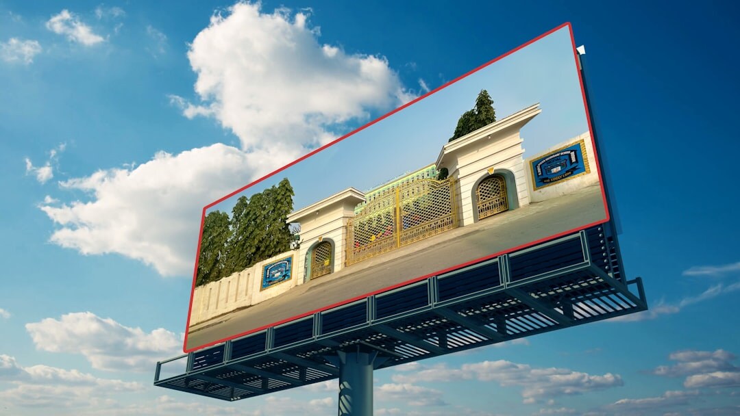 modern billboard ad